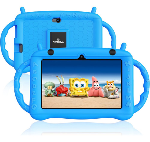 Fivahiva Kids Tablet 7 Pulgadas, Android 12 Os, Tablet Para 