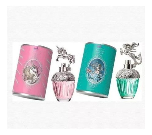 Kit Perfume Mystery Of Unicorn E Secret Of Mermaid Colônia Agua De Cheiro 