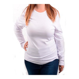 Camiseta Unisex Térmica Blanca De Lycra Frisada Hombre Mujer