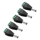 Adaptador Plug Dc 5.5x2.1/2.5mm A Bornera Kit De 5 Unidades