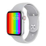 Relógio Smartwatch W26 Pequeno 40 Mm Silver Branco Original 