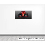 Vinil Sticker Pared 100 Cm. Lado Ferrari F1 Modbe029