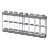 Lego Vitrina Exhibidor Para Minifiguras, 16 Figuras Gris