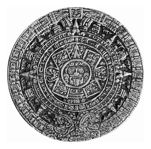 Adorno Pared Calendario Azteca 16 Cm Artesanía Fina Mexicana