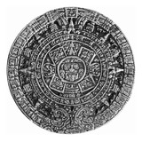 Adorno Pared Calendario Azteca 16 Cm Artesanía Fina Mexicana