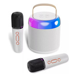 Bocina Bluetooth Inalámbrico Portátil Con Micrófono Karaoke