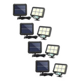 Pack X4 Foco Led Focos Exteriores Foco Led Solar 250 Watts