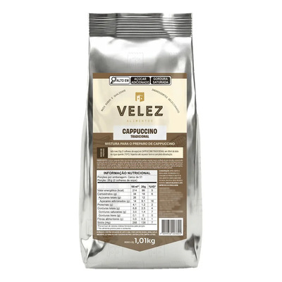 Cappuccino Velez 1kg Instantaneo Facil Preparo Super Cremoso | MercadoLivre