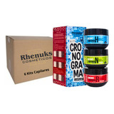 Kit Máscara Cronograma Capilar Rhenuks Atacado - 6 Kits