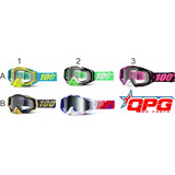 Antiparra 100% Racecraft 2 Visor Transparente + Tear Off Qpg