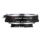 Adaptador Lente Sony Minolta A-mount Para  Leica M