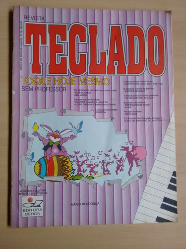 Revista Teclado 18 Cifras Mário Mendonça Partitura 802t