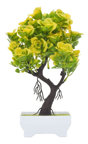 Planta Artificial Maceta Arbol Bonsai Decorativas Hogar