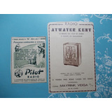 Propaganda Vintage (kit De 2). Radio Atwater Kent E Pilot 