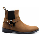 Botin Chelsea Boots Hombre Caballero Bota Piel Gamuza Arnés 