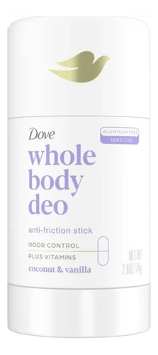 Dove Whole Body Coconut Bastão Anti-friction  - Importado