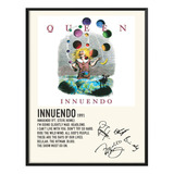 Cuadro Queen Music Album Tracklist Exitos Innuendo