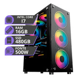 Pc Gamer Cpu Intel I7 3.4ghz Ssd 480gb Memoria Ram 16gb 500w