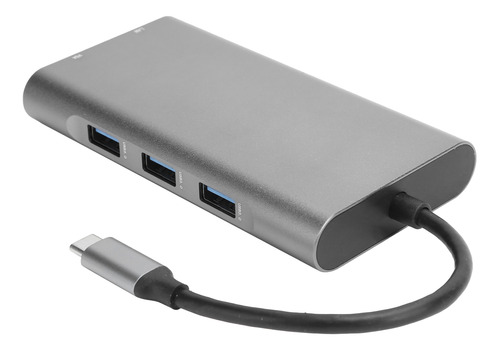 Estación De Acoplamiento Tipo Hub Tipo C 10 En 1 Z030 Usb3.0