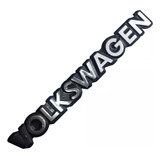 Emblema De Letra Volkswagen Mk1 Mk2 Jetta Caribe Negro/cromo