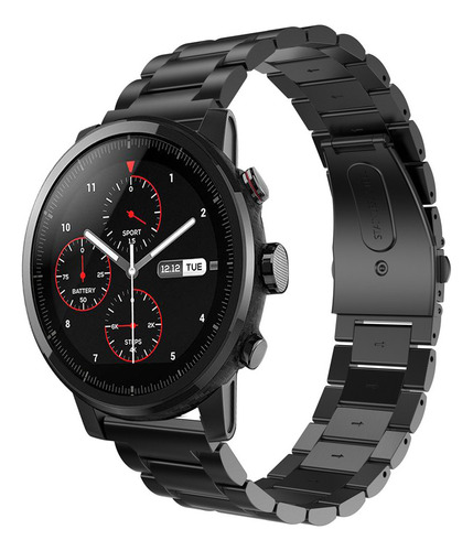 Correa De Reloj W Steel, Cierre De Metal Para Amazfit Strato