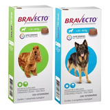 Bravecto (1) Unid 10 A 20kg + (1) Unid 20 A 40kg