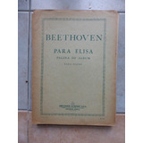 Beethoven - Para Elisa - Pagina De Albun Para Piano  Ricordi