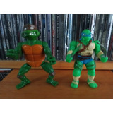 Lote Tortugas Ninja Mutantes Raro Bootleg Raphael Y Leonardo
