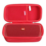 Estuche Rigido Impermeable Para Altavoz Jbl Flip 5 6 Rojo