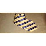 Corbata Tommy Hilfiger Seda - Amarillo / Azul