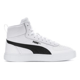 Tenis Puma De Bota Caven Mid Unisex Jnr Retro Blanco Negro B