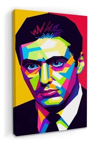 Cuadros Popart Tipo Oleo En Canvas Artistíco Color Michael-corleone