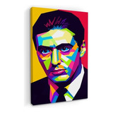 Cuadros Popart Tipo Oleo En Canvas Artistíco Color Michael-corleone