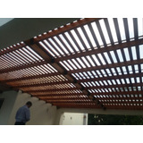 Pergolas Madera Chapa Plastica Antigranizo