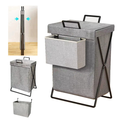 Cesto Bote Organizador Ropa Sucia Plegable Lavanderia Baño Pesimista