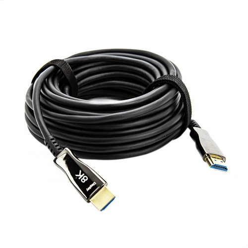 Kit 10 Com Cabo Hdmi 2.1 8k A 60 Fp Fibra Óptica - 15 Metros