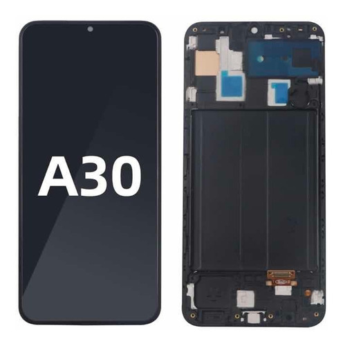 Tela Display Oled Original Samsung A30 A305 Biometria 