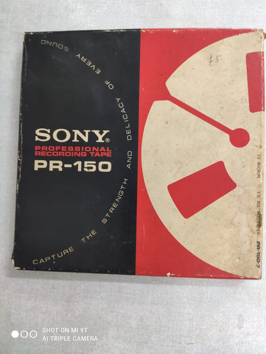 Fita Sony Pr-150 -7 Tape Deck Rolo