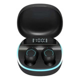 Auriculares Bluetooth Auriculares Inalámbricos Auriculares Color Negro