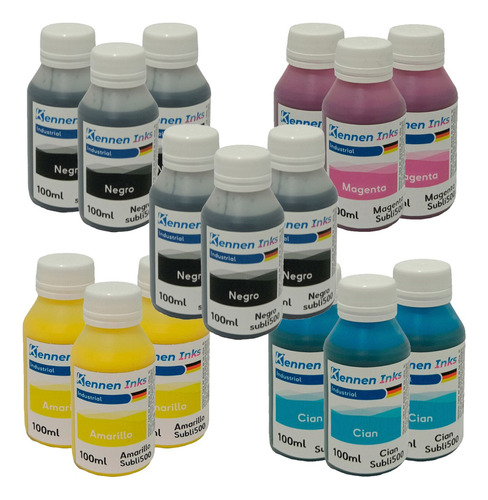 Tinta De Sublimacion Alemana Para Epson L3210 L3250 4x300ml