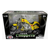 Motor Max Iron Choppers Escala 1:18 Motocicleta