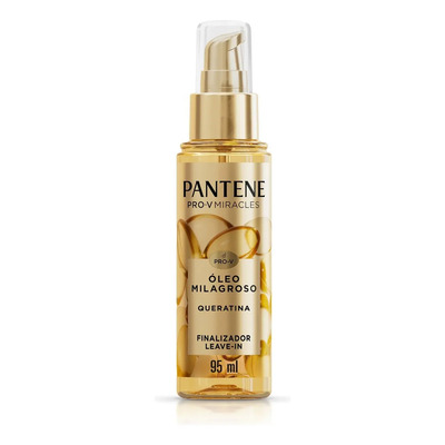 Óleo Capilar Milagroso Nutrição Brilho e Proteção Pro-v Miracles 95ml Pantene | MercadoLivre
