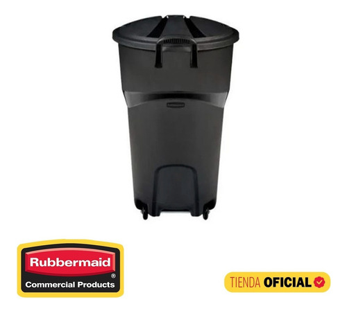 Rubbermaid Bote / Contenedor 32 Galones Exterior Tapa/ruedas