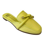 Mule Feminino Casual Bico Redondo E Nózinho Moleca 5722.109