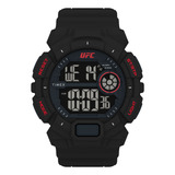 Reloj Timex Ufc Striker 50mm 50m Resin Strap Watch Black-red