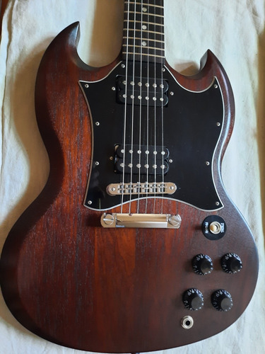 Gibson Sg Special Faded Brown 2011 Única Mano Papeles
