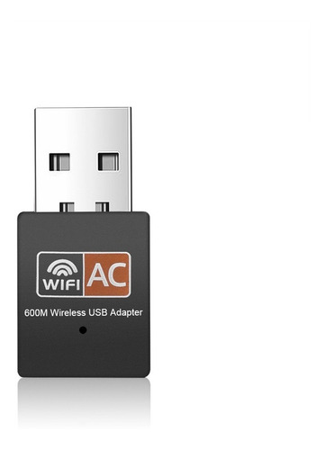 Adaptador 2x1 Wifi + Bluetooth / 600 Mbps Bt 5.0 Usb