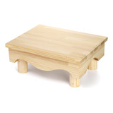 Taburete De Madera Portátil Para Cocina Y Baño, Resistente