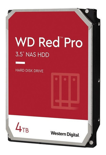 Hdd 4t Western Digital 3.5 256mb Red Pro Nas Color Red