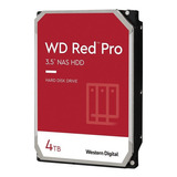 Hdd 4t Western Digital 3.5 256mb Red Pro Nas Color Red